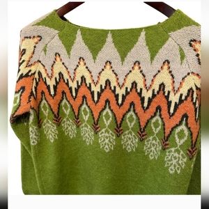 Fair Isle Sweater Colorful and Unique Medium